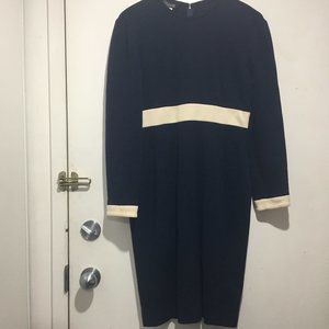 VINTAGE GILLIAN WOOL MIDI DRESSES SIZE 12